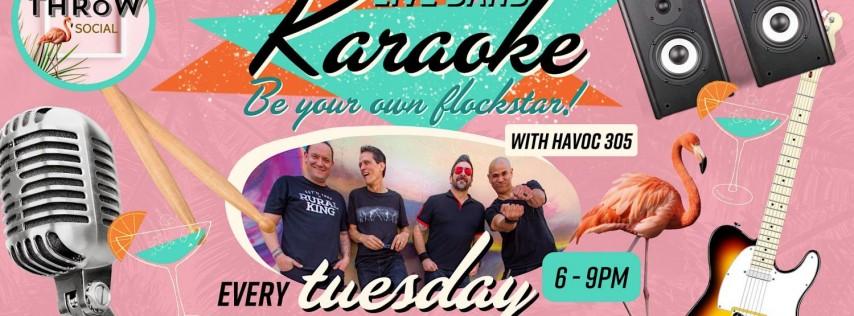 Live Band Karaoke w/ Havoc 305 at ??THR?W Social® Delray Beach