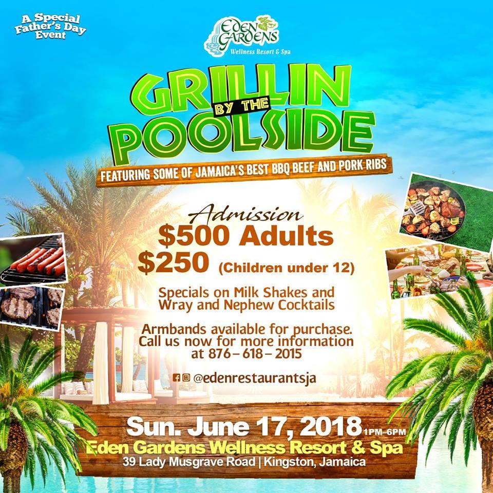 Grillin By The Poolside