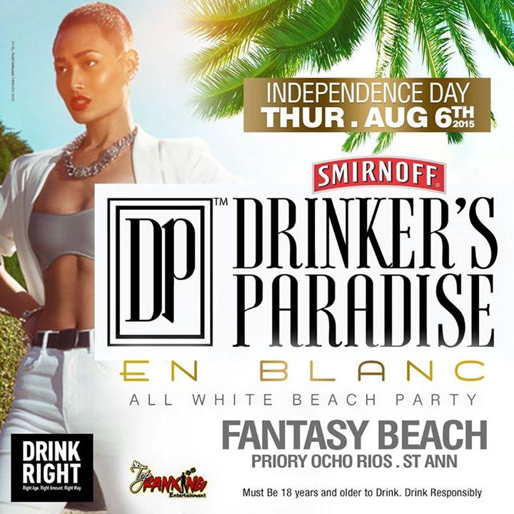 SMIRNOFF DRINKERS PARADISE  "EN BLANC"