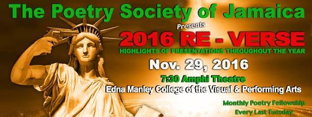 Re-Verse: 2016 Poetry Society of Jamaica Fellowship Review