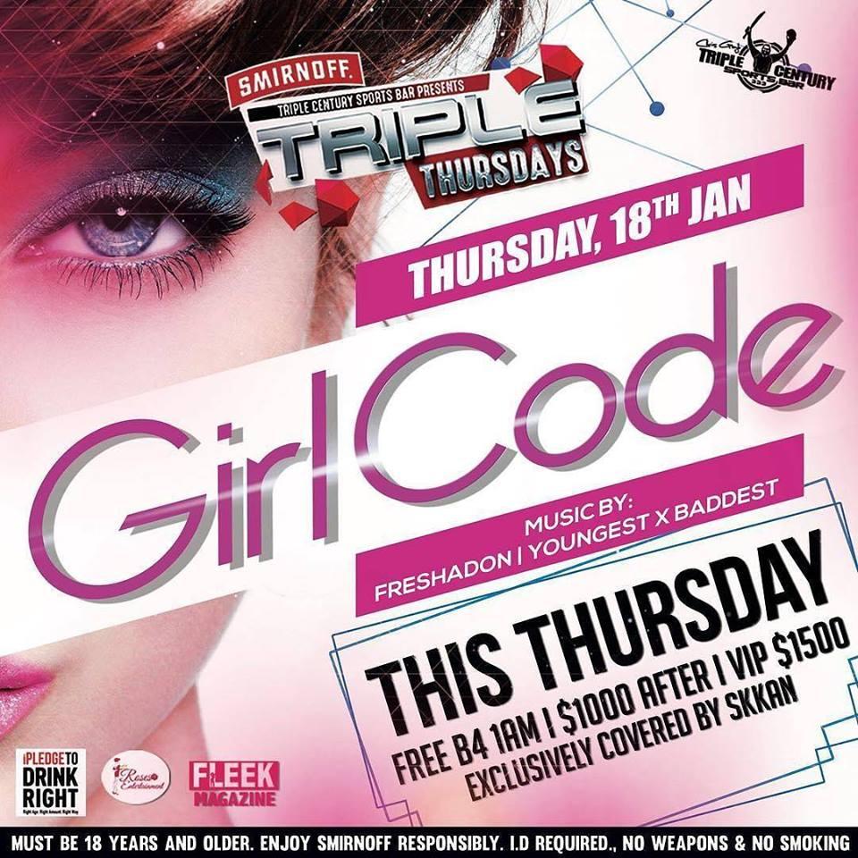 Triple Thursdays : Girl Code