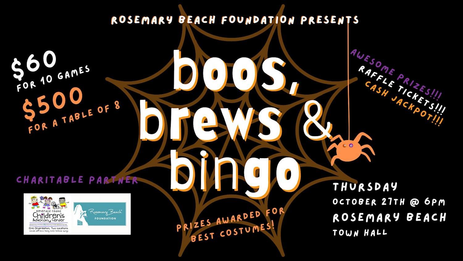 Bingo Night -- Boos Brews & Bingo
Thu Oct 27, 7:00 PM - Thu Oct 27, 7:00 PM
in 7 days