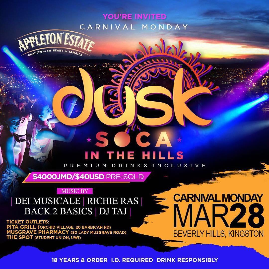 Dusk: Soca in the Hills