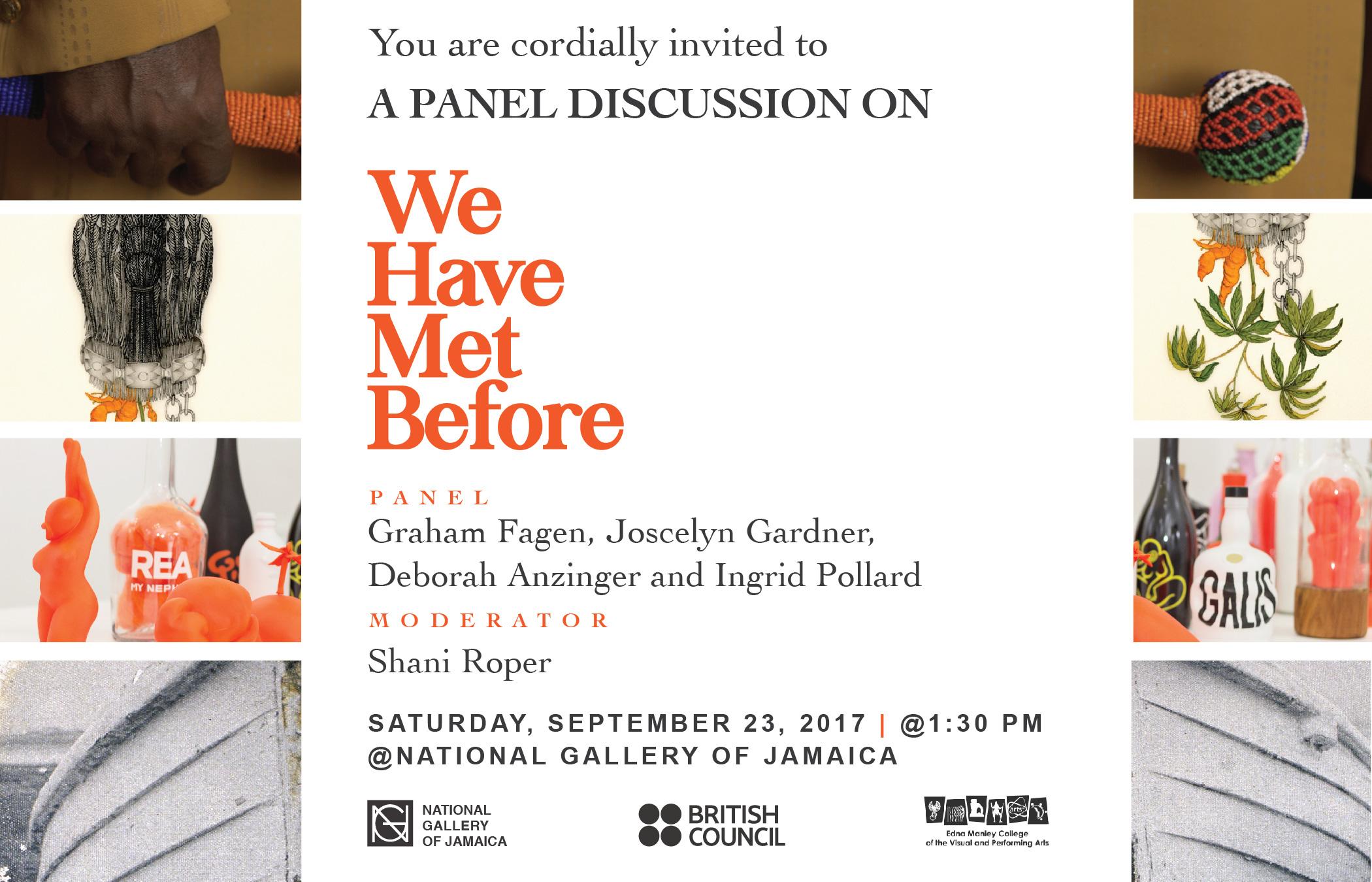 We Have Met Before Panel Discussion