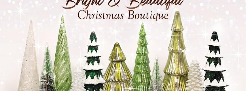 In-store event: bright & beautiful • a christmas boutique