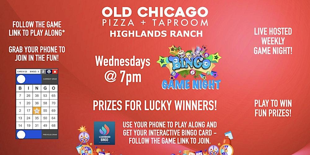 BINGO Game Night | Old Chicago - Highlands Ranch CO