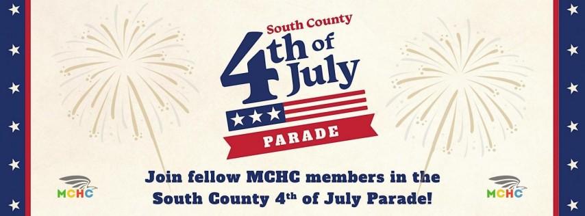 South County 4th of July Parade MCHC Float