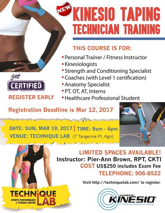 Kinesio Technician Certification Course #2