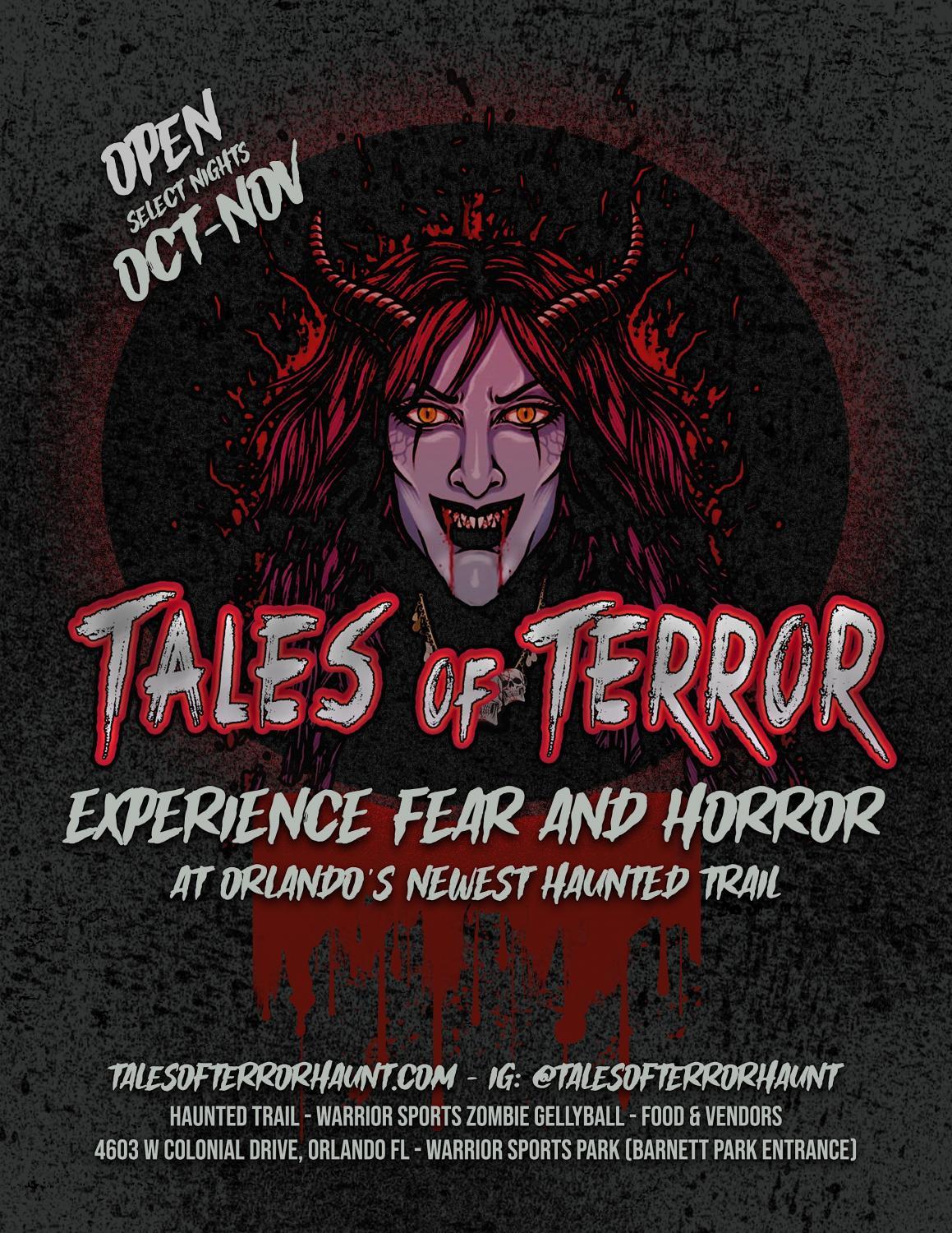 Tales of Terror Presents: The Wasteland Haunted Trail
Fri Oct 21, 8:00 PM - Fri Oct 21, 11:30 PM
in 2 days