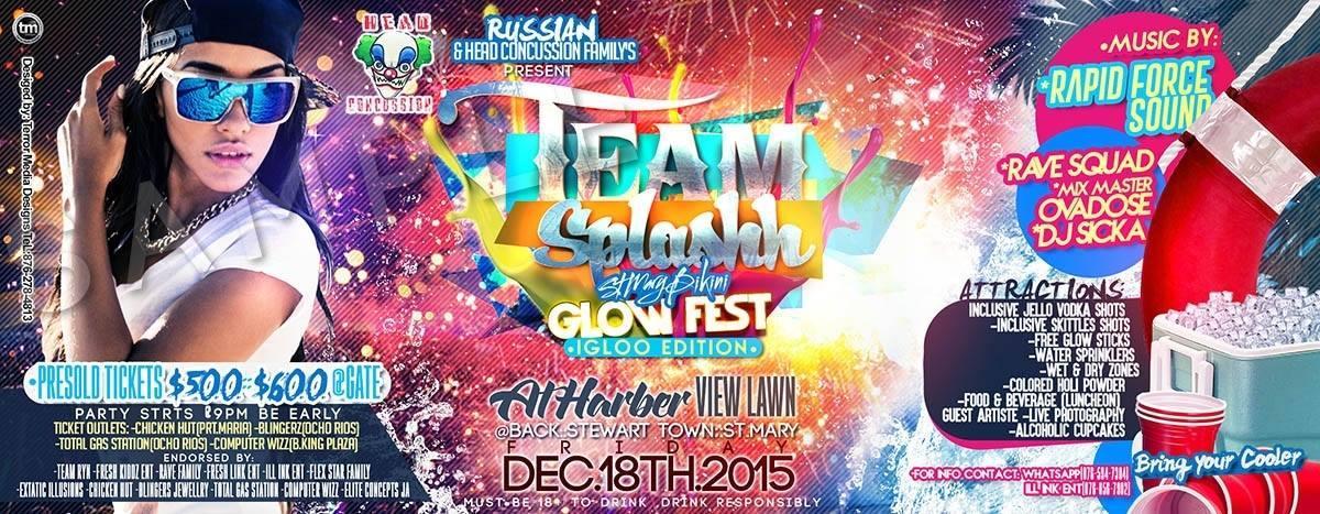 Team Splash String Bikini Glow Fest: Igloo Edition