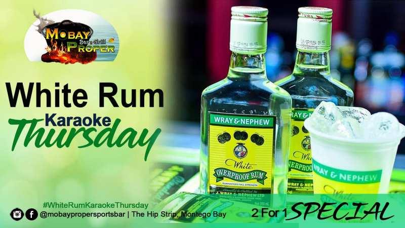 White Rum Karaoke Thursday