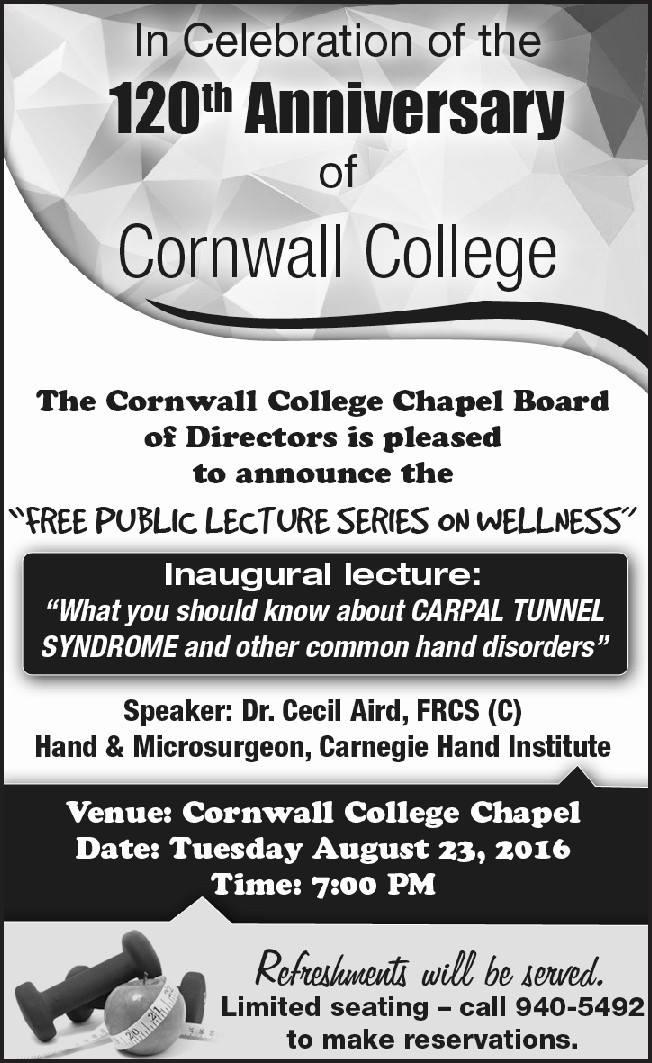 Lecture Series on Wellness