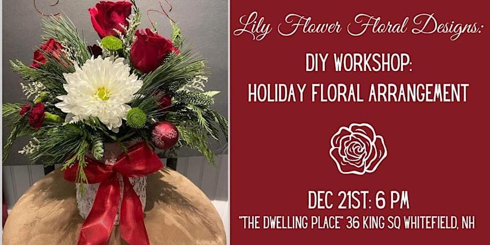 DIY Holiday Floral Arrangement