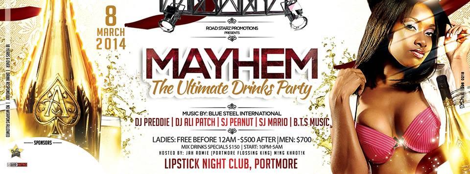 ░▒▓█ Mayhem'۵ █▓▒░ ..:::.."۵The Ultimate Drinks Party۵"..:::..