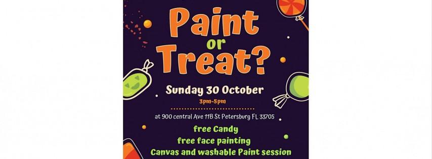 Paint or Treat ( Free Candy for Kidz)