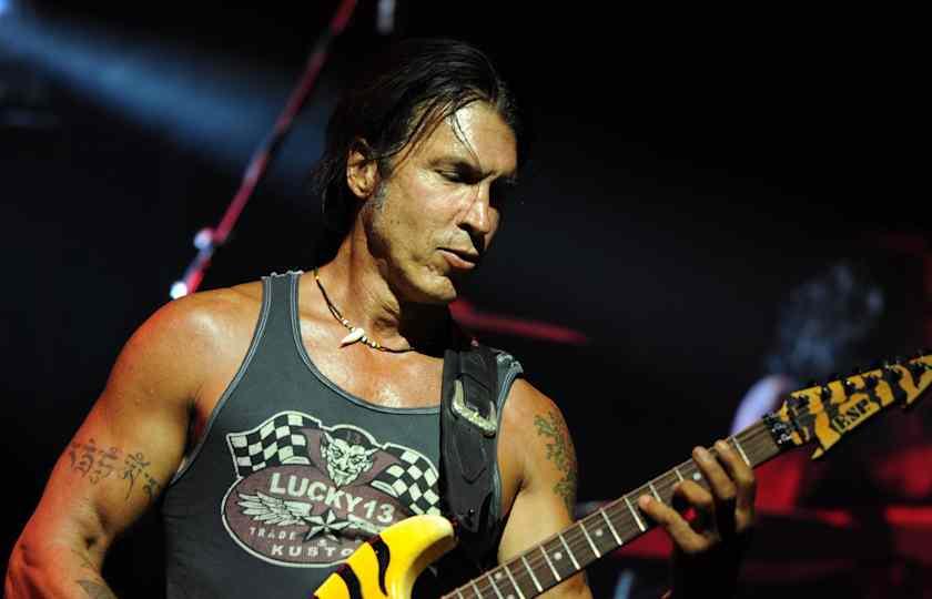 George Lynch of Dokken with Terry Ilous of XYZ and Brett Carlisle of Great White