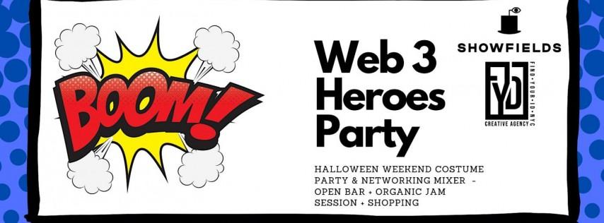 Open Bar: Web 3 Heroes Costume Party - Halloween Themed