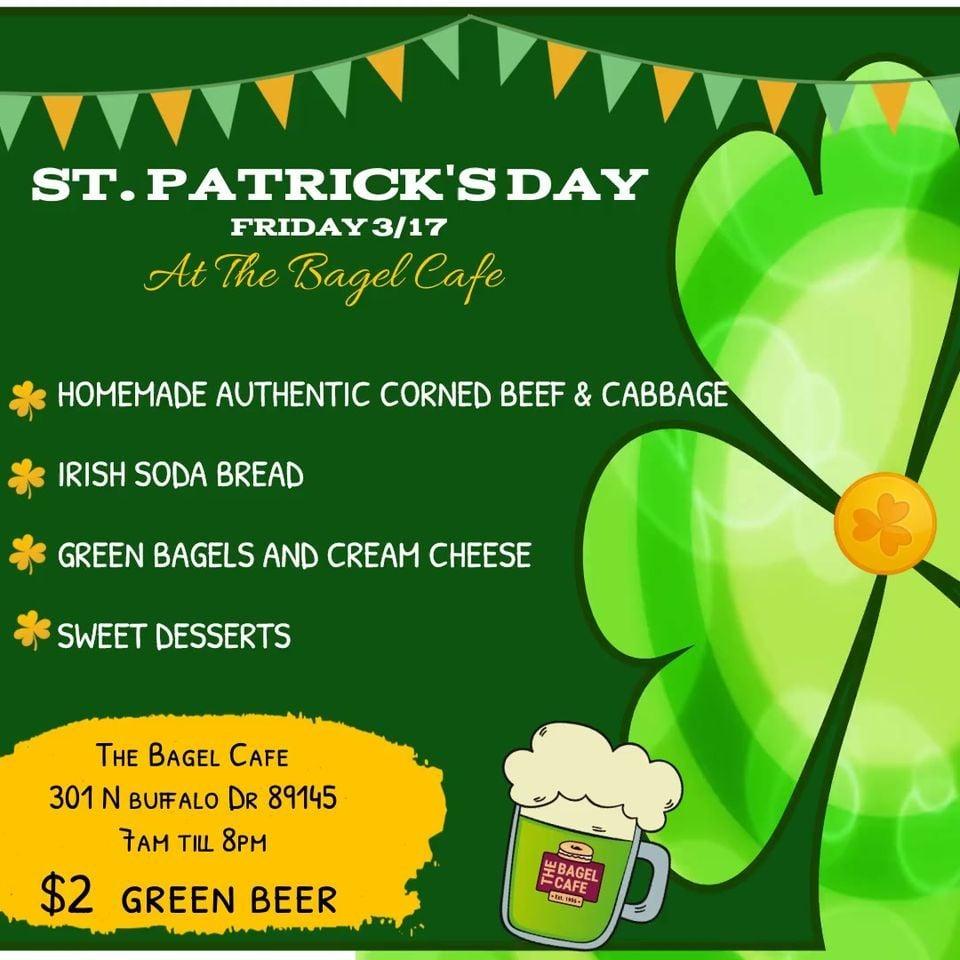St Paddy's Day at The Bagel Cafe