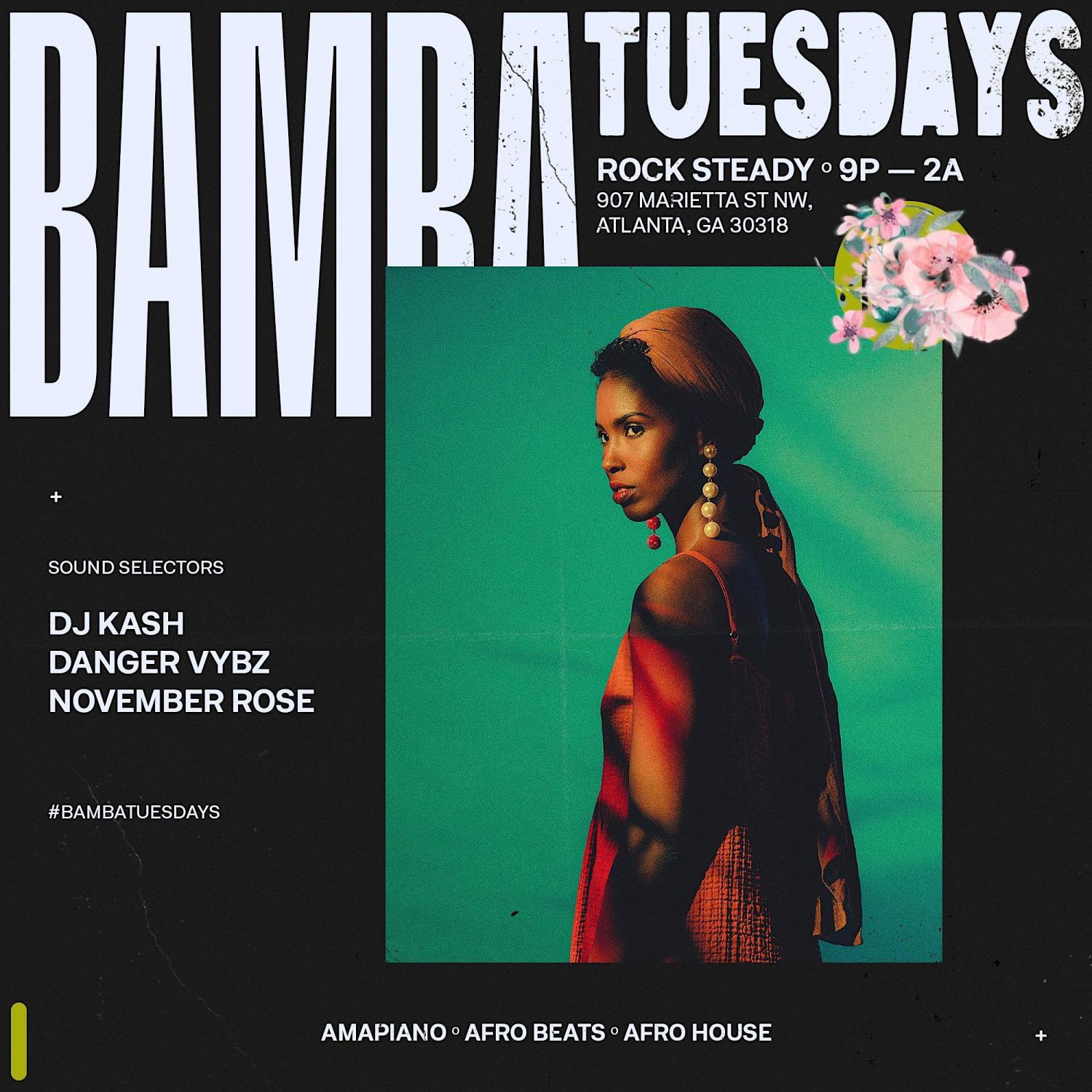 Bamba Tuesdays at Rocksteady
Tue Dec 27, 9:00 PM - Wed Dec 28, 2:00 AM
in 71 days