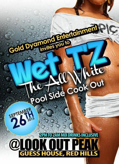 MONYMUSK Wet Tz :::: The All White Pool Side Cook Out::::