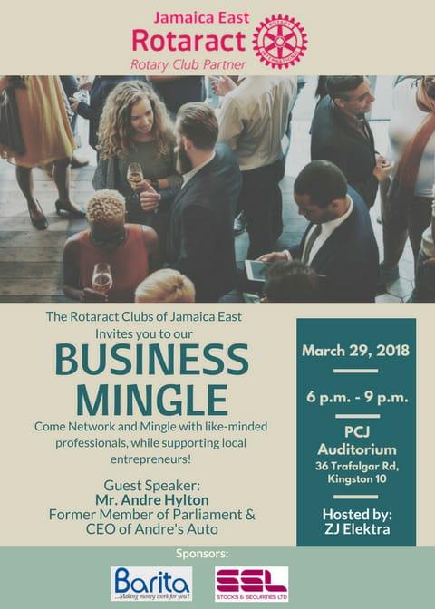 Rotaract Clubs of Jamaica East Business Mingle
