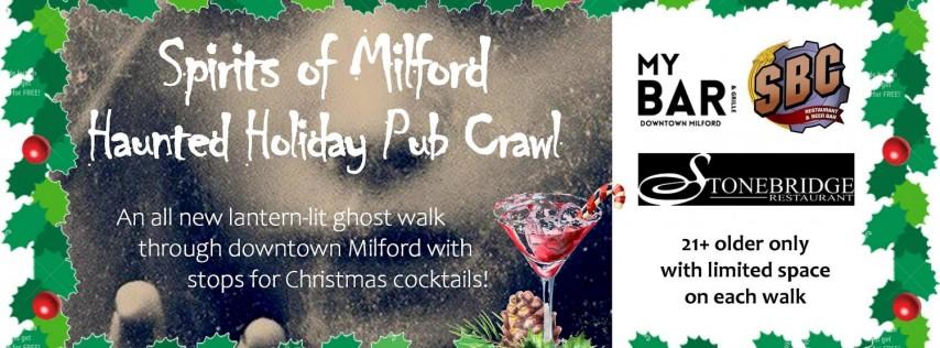 Spirits of Milford Haunted Holiday Pub Crawl