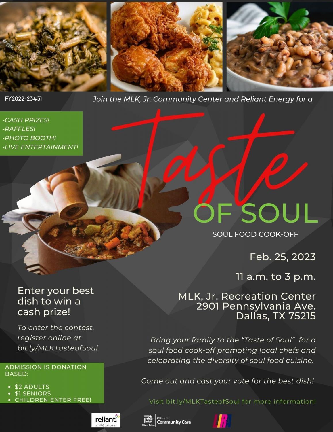 2023 'Taste of Soul' Soul Food Cook-Off