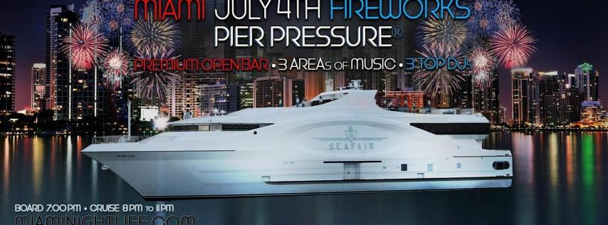 July 4th Miami Fireworks Yacht Party Cruise