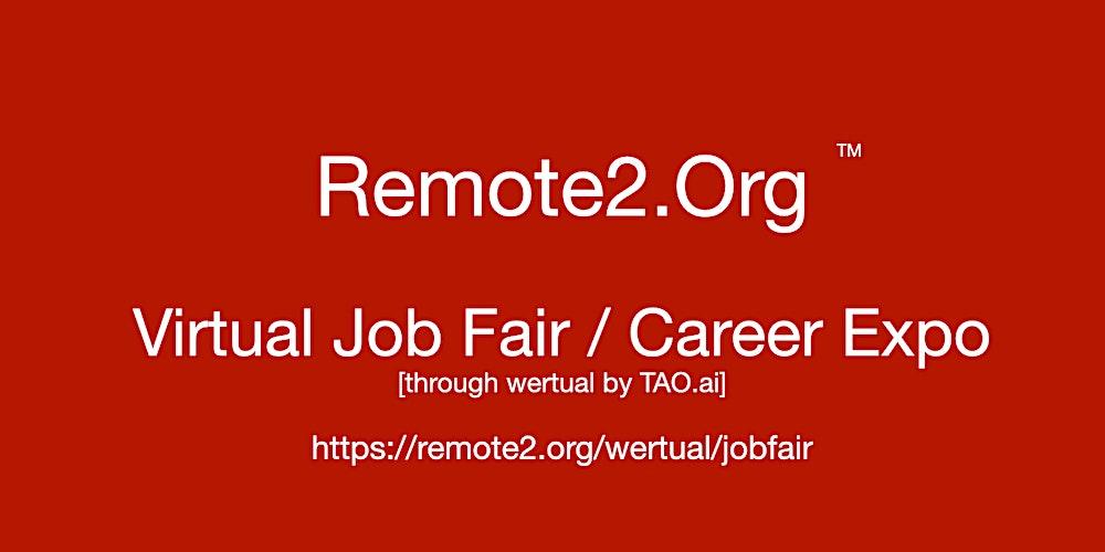 #Remote2dot0 Virtual Job Fair / Career Expo Even #ColoradoSprings
