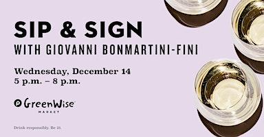 Sip & Sign with Giovanni Bonmartini-Fini