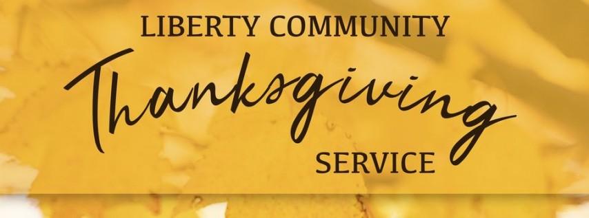 Liberty Communty Thanksgiving Service
