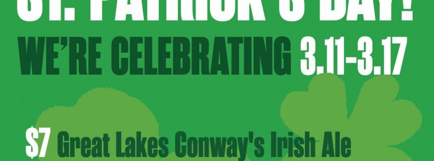 St. Patrick’s Day Specials at Mac’s Wood Grilled