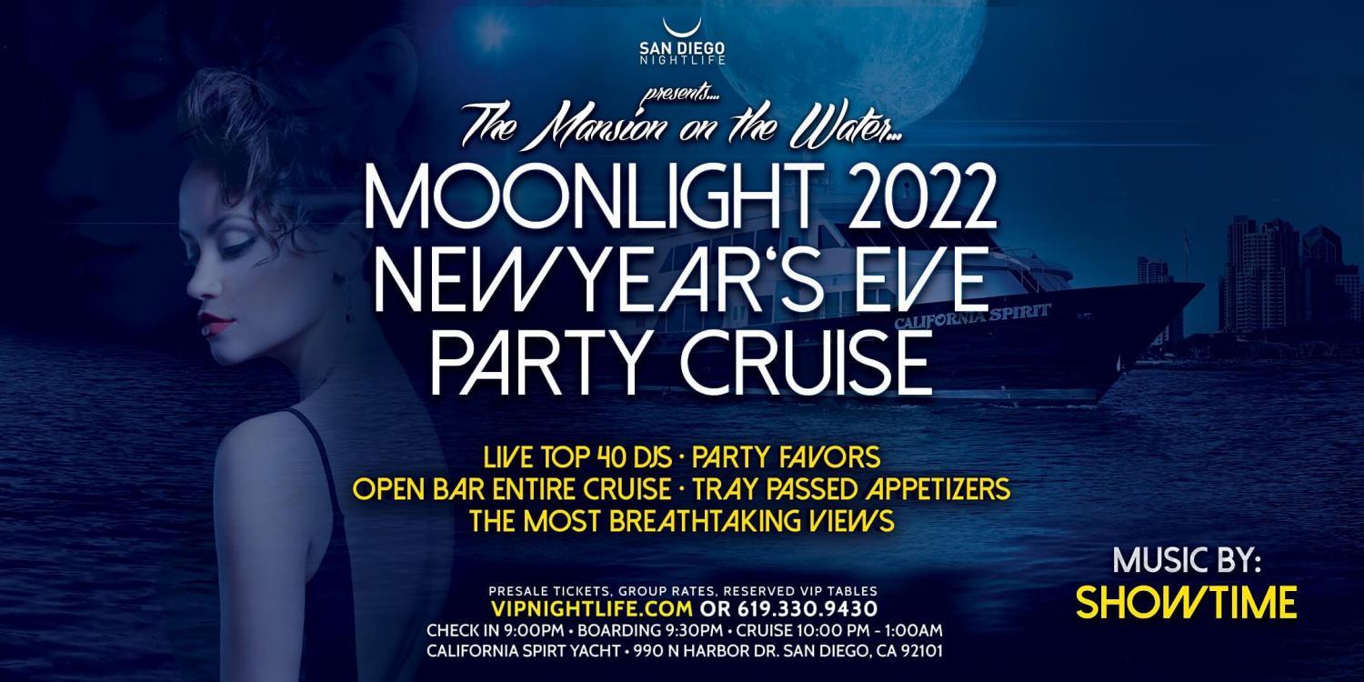 2022 San Diego New Year's Eve Party - Pier Pressure Moonlight Cruise