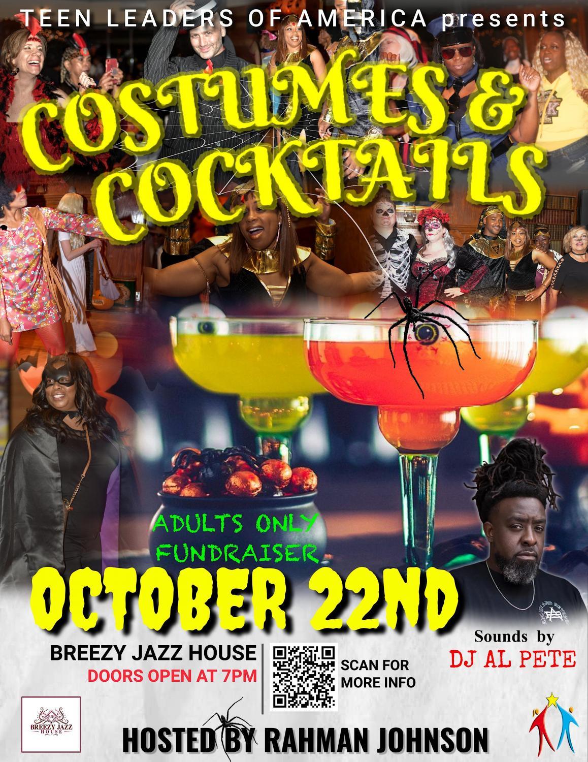 Costumes and Cocktails at Breezy Jazz House & Restaurant
Sat Oct 22, 7:00 PM - Sat Oct 22, 7:00 PM
in 2 days