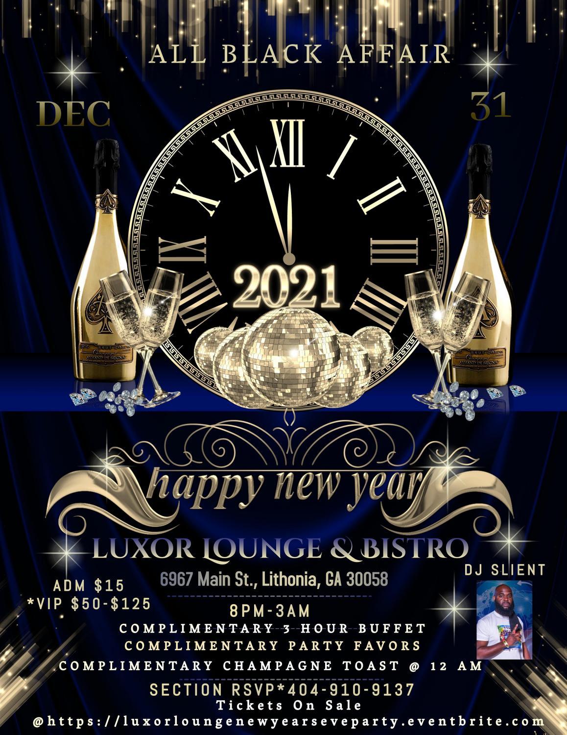 Luxor Lounge & Bistro New Year's Eve Party