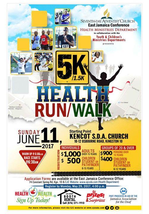 5k/1.5k Health Run/Walk