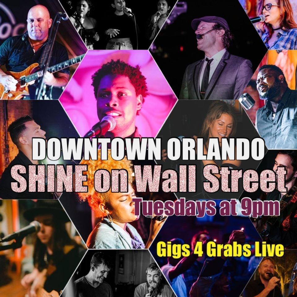 Gigs 4 Grabs Live-Downtown Orlando at Shine on Wall Street