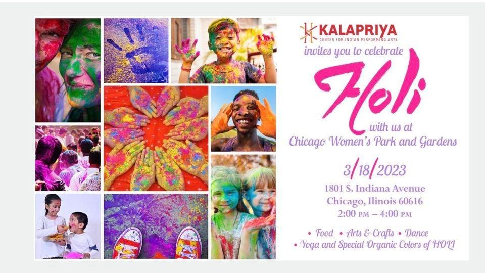 Holi Celebration at Chicago Women's Park with Kalapriya Foundation