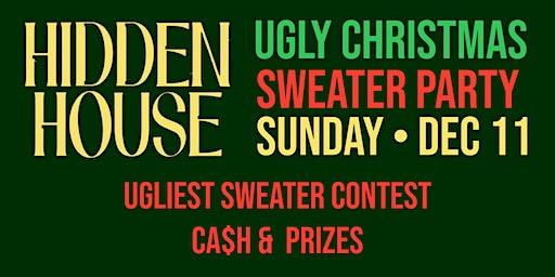 Hidden House Ugly Christmas  Sweater Party
