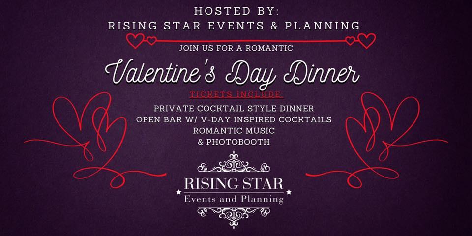 Rising Star Events Valentine's Day Dinner Date Night 2022