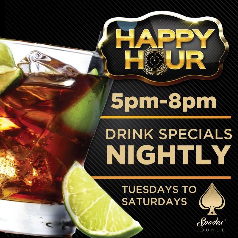 Happy Hour @ Spades Lounge