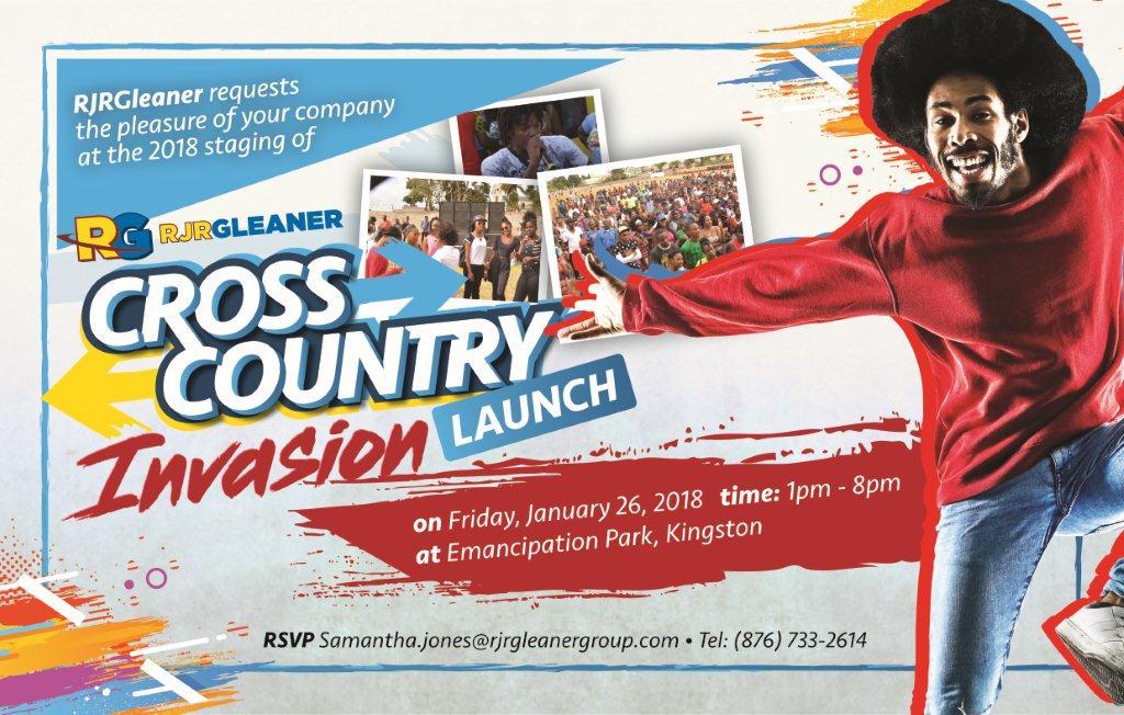 RJRGleaner Communications Group : Cross Country Invasion 2018 Launch