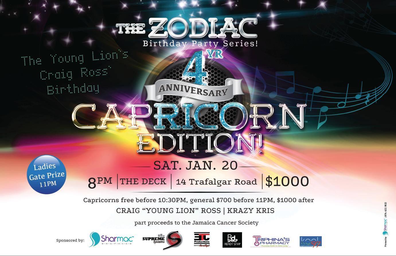 The Zodiac Party Series : Capricorn Edition