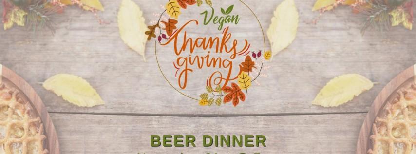 Vegan Thanksgiving Beer Dinner