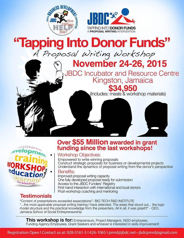 Tapping Into Donor Funds- A Proposal Writing Workshop