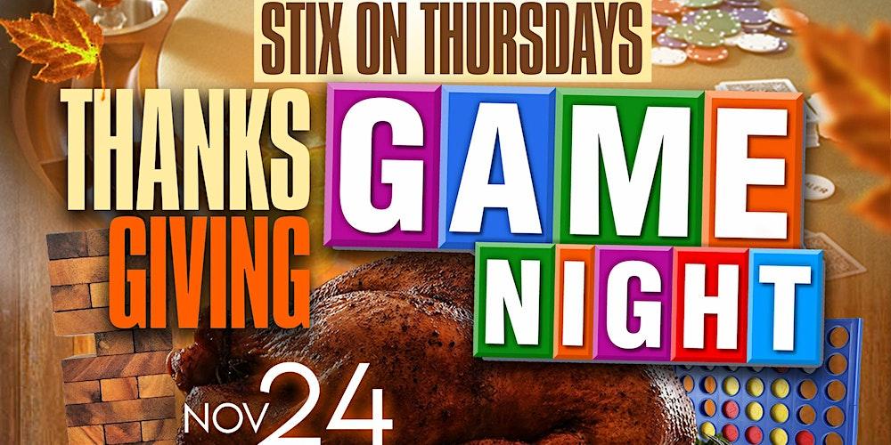 STIX on Thursdays Game Night & Social