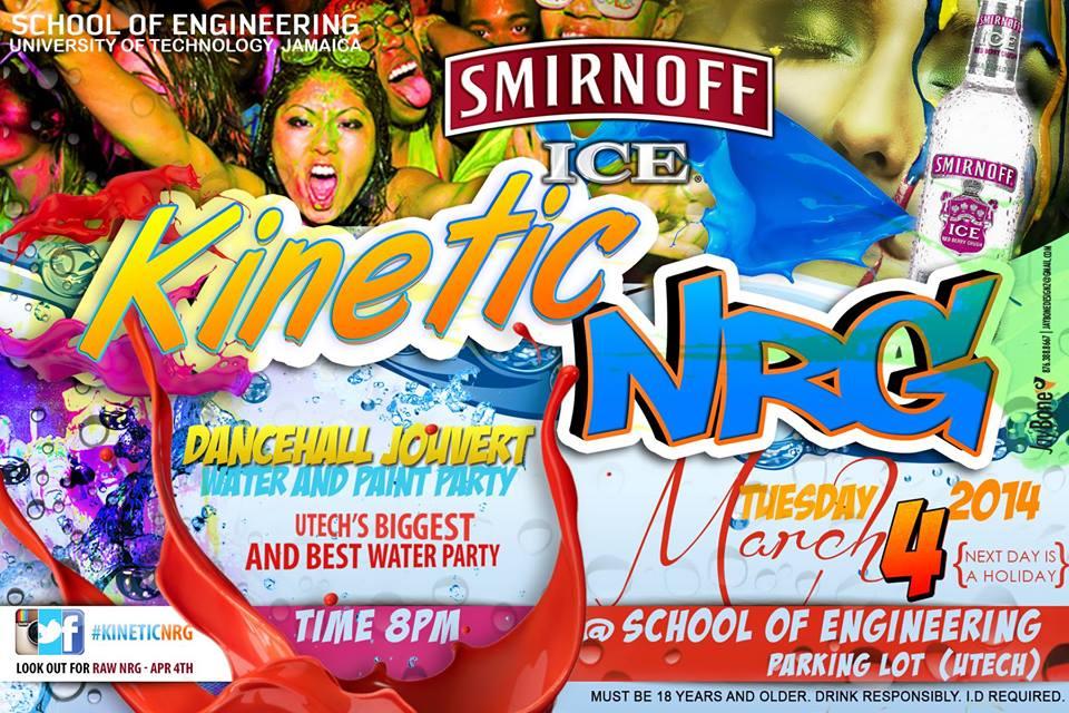 KINETIC NRG "DANCEHALL JOUVERT: WATER AND PAINT"