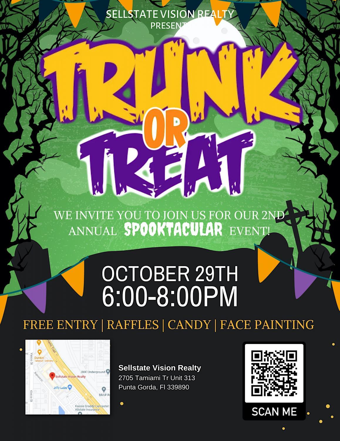 Second Annual Trunk Or Treat Spooktacular
Sat Oct 29, 7:00 PM - Sat Oct 29, 7:00 PM
in 10 days