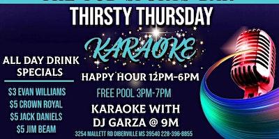 Thirsty Thursday Karaoke Nights