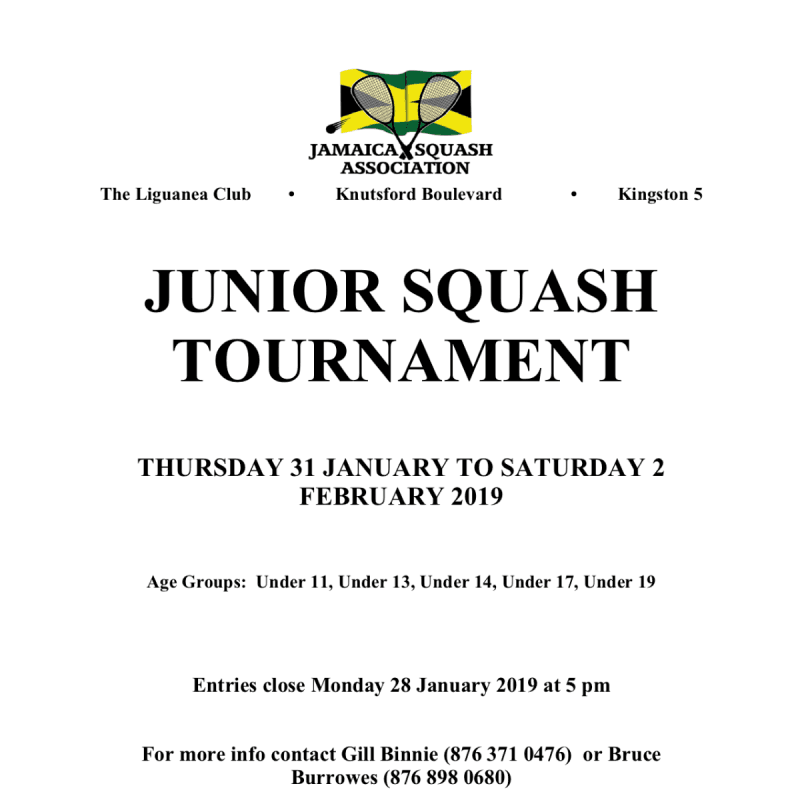 Junior Squash Tournament